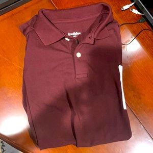 GoodFellow Burgandy Polo T-Shirt